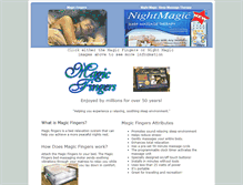 Tablet Screenshot of magicfingers.com